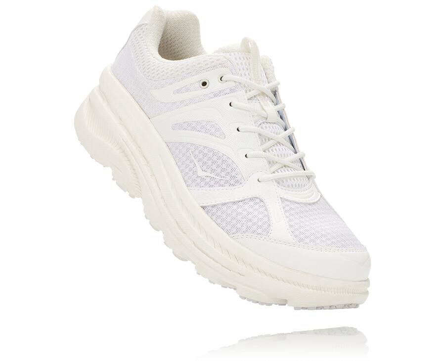 Hoka One One Mens Running Shoes - x EG Bondi B - White - TDRV24819